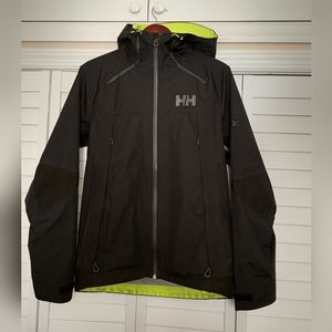 Helly Hansen Odin 9 World's Jacket Waterproof Shell Hooded Black *Ships Fast*